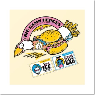 Big Damn Heroes Sandwich Shop Posters and Art